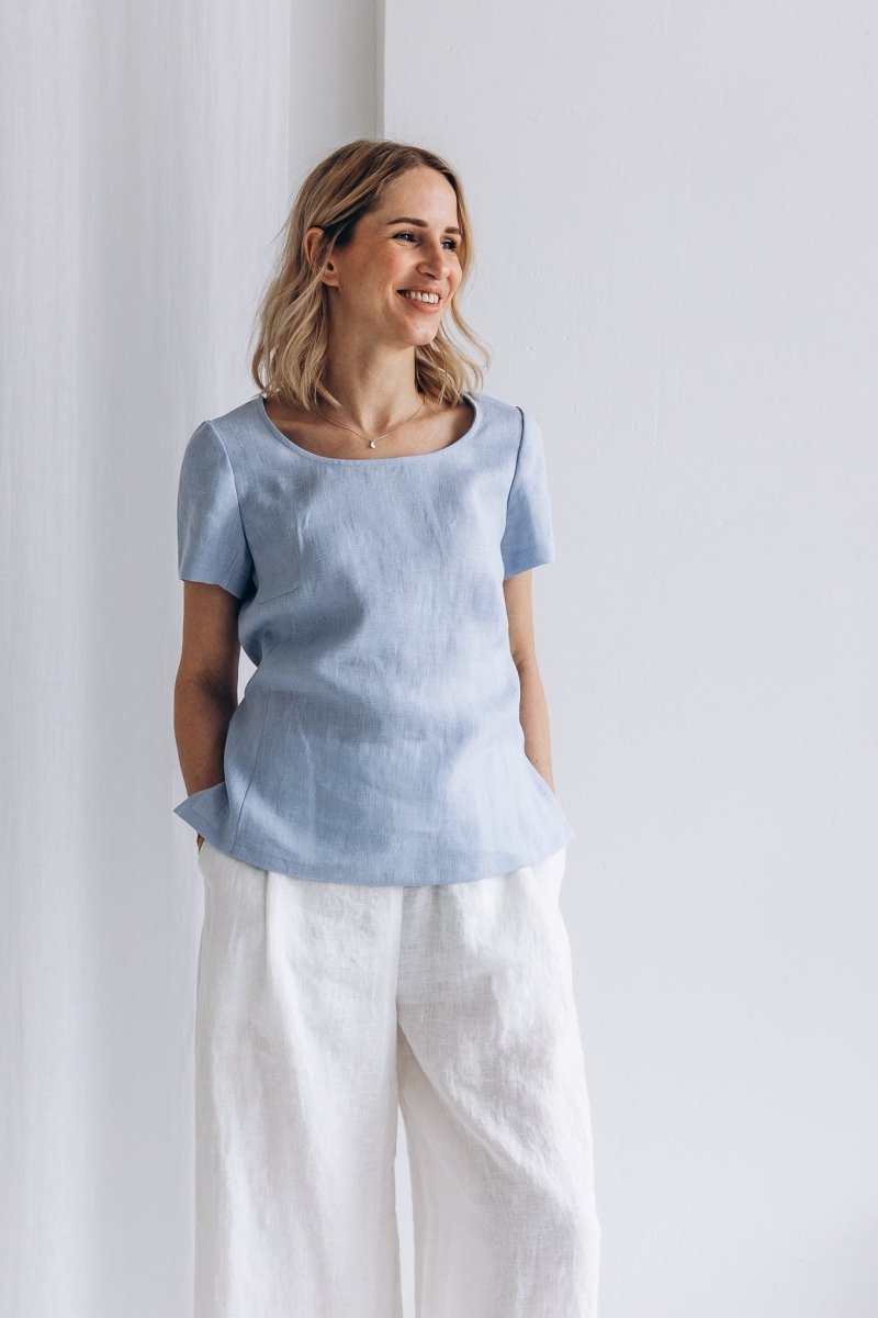 Klassischer Leinentop "Elin" - The Baltic Shop