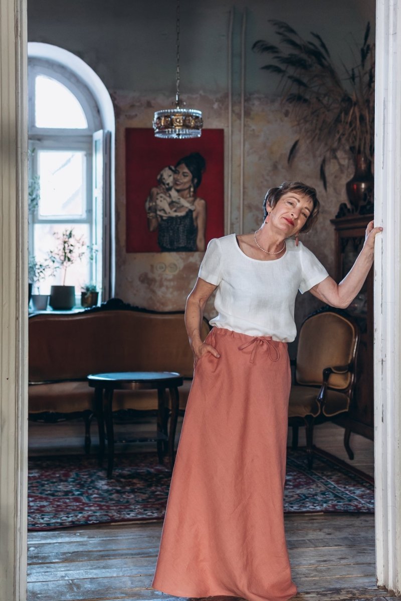 Klassischer Leinentop "Elin" - The Baltic Shop