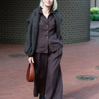 Klassisches Leinenhemd "Dina" mit Kokosknöpfe AW26 - The Baltic Shop