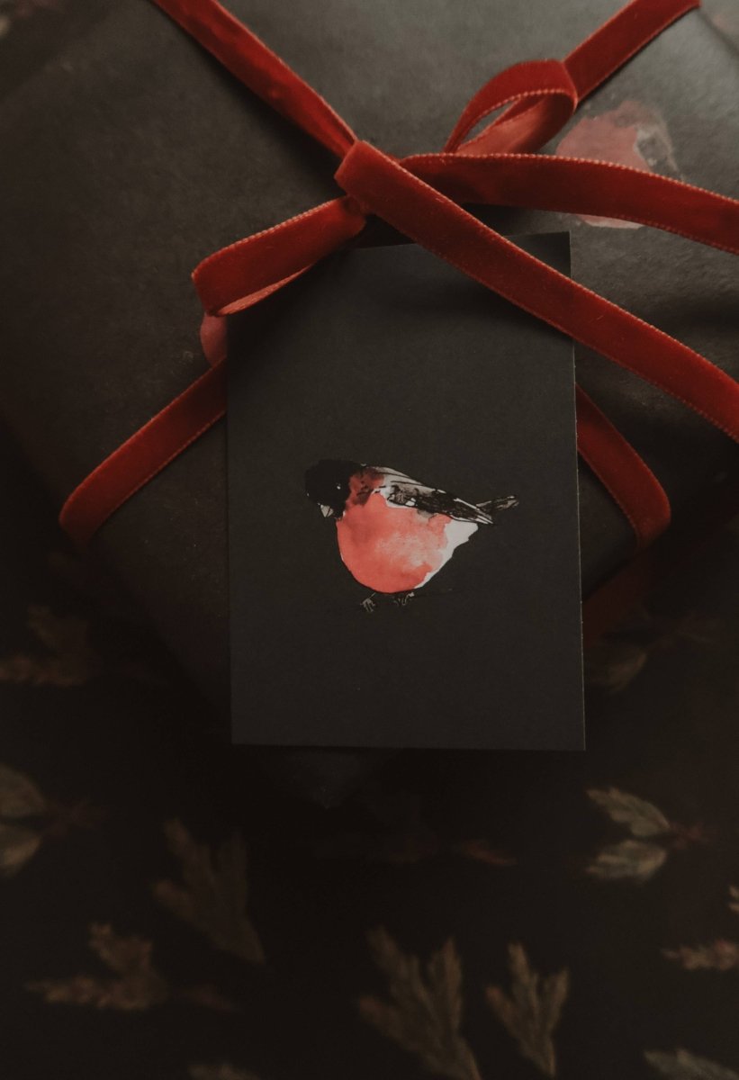 Kleine flache Karte Rotkehlchen - The Baltic Shop