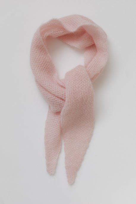 Kleiner Schal aus Mohair und Seide - The Baltic Shop