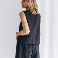 Kurze Leinenshorts "Iris" - The Baltic Shop