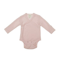 Langarmwickelbody aus Merinowolle und Seide - 2 Farben - The Baltic Shop