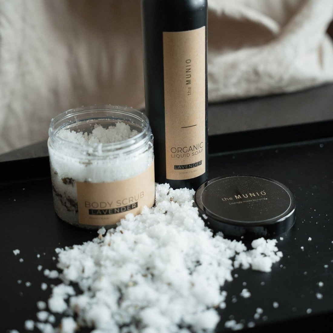 LAVENDEL KÖRPERPEELING 200ml - The Baltic Shop