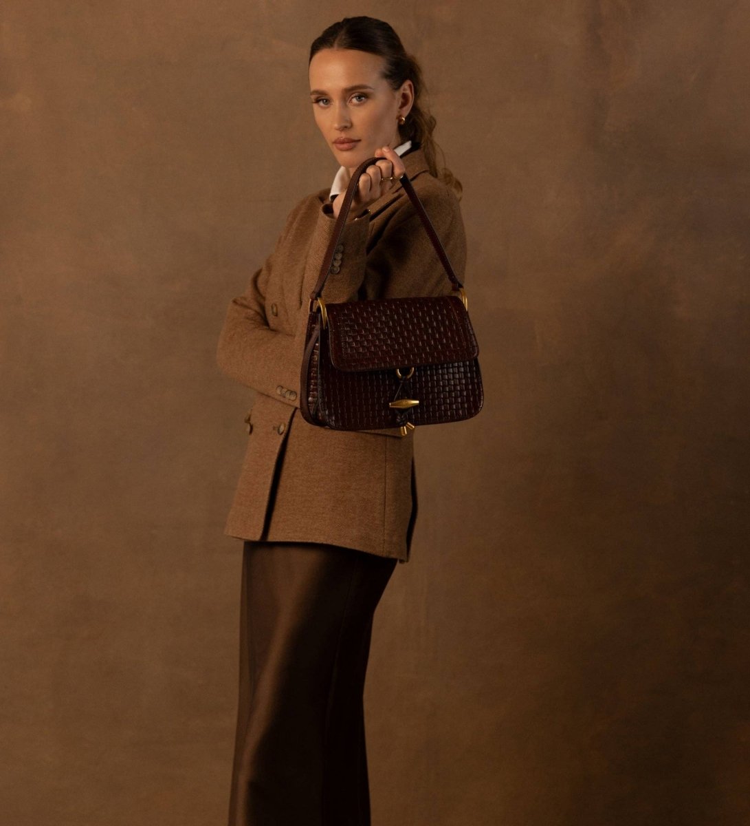 Leder Klappentasche für Damen - Possession - The Baltic Shop