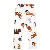 Leggings mit hoher Taille und Katzen - und Hundeprint - The Baltic Shop