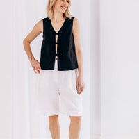 Leinenbermudas "Ilse" - The Baltic Shop