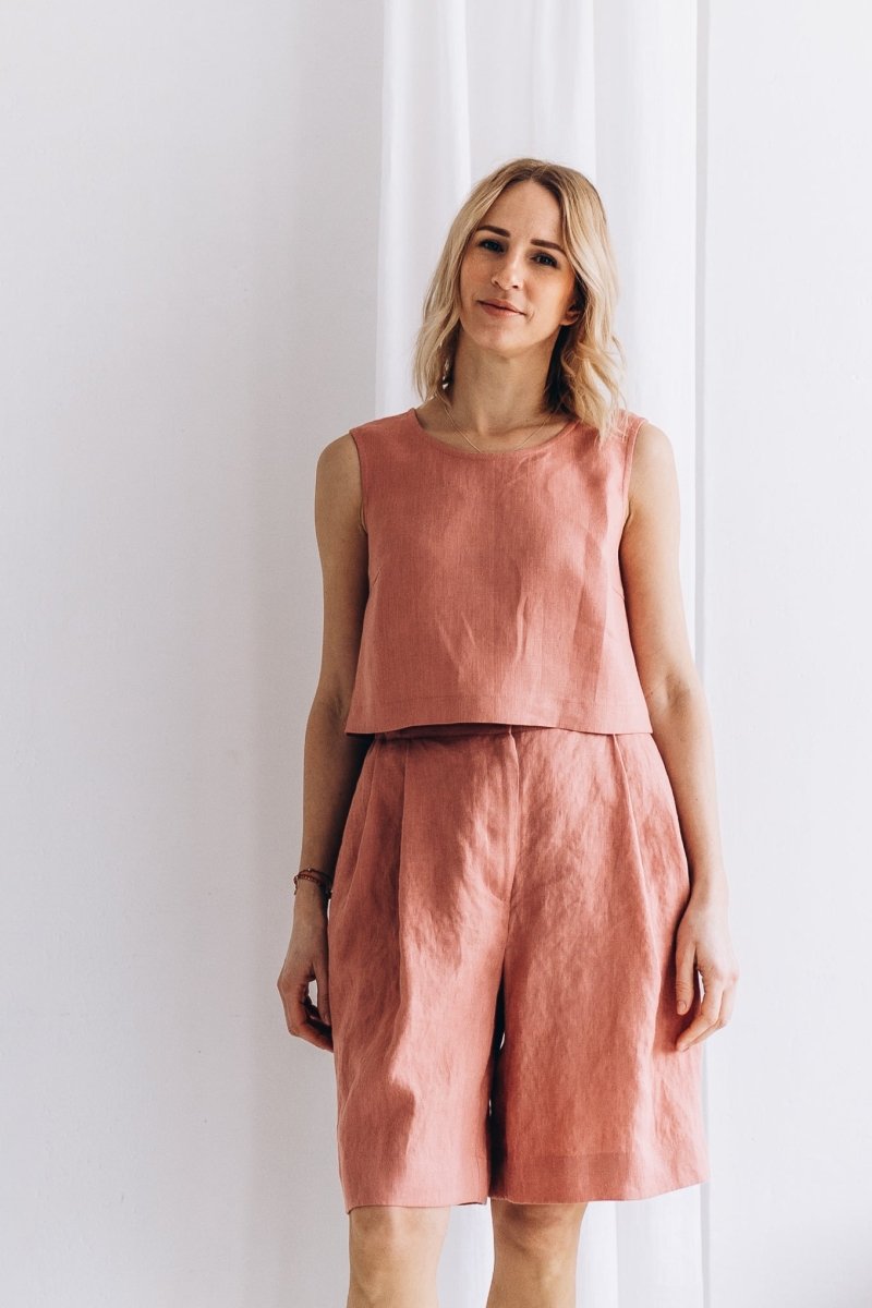 Leinenbermudas "Ilse" - The Baltic Shop