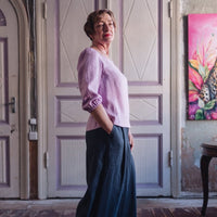 Leinenhose mit weiter Silhouette "Laima" - The Baltic Shop