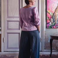 Leinenhose mit weiter Silhouette "Laima" - The Baltic Shop