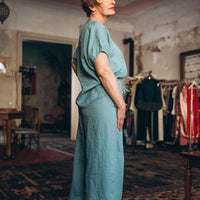 Leinenhose mit weiter Silhouette "Laima" - The Baltic Shop