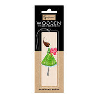 Lesezeichen aus Holz - Blumenherz - The Baltic Shop