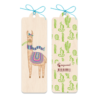 Lesezeichen aus Holz - Drama Lama - The Baltic Shop