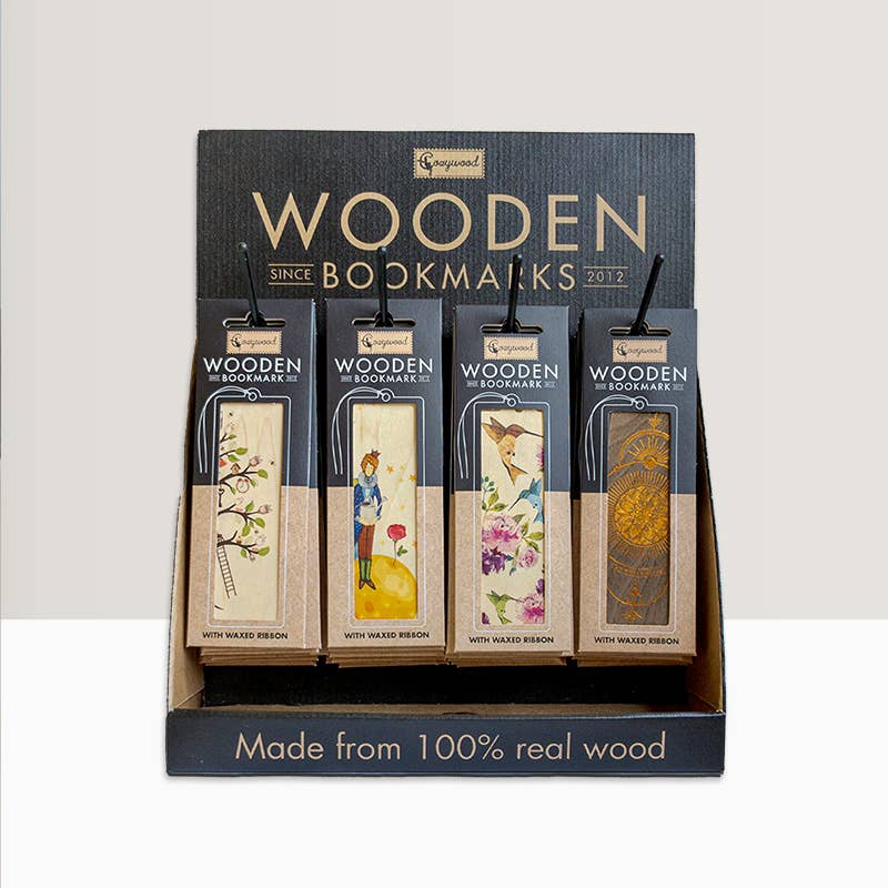 Lesezeichen aus Holz - Luftballon - The Baltic Shop