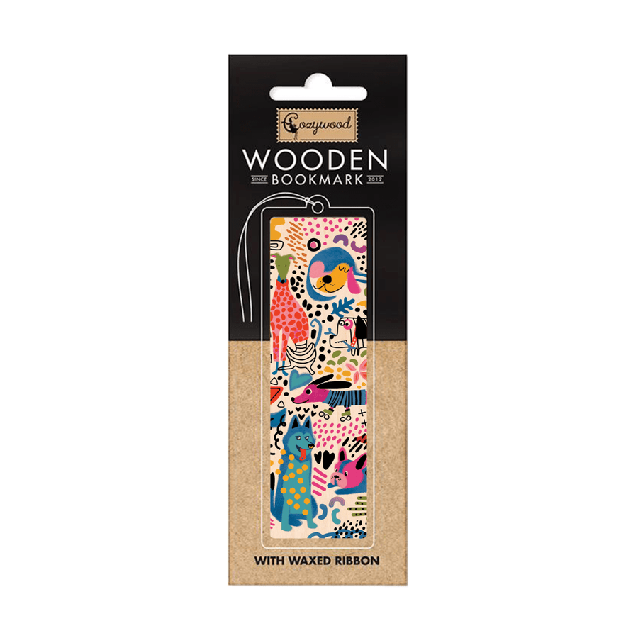 Lesezeichen aus Holz mit liebe Hunde - The Baltic Shop