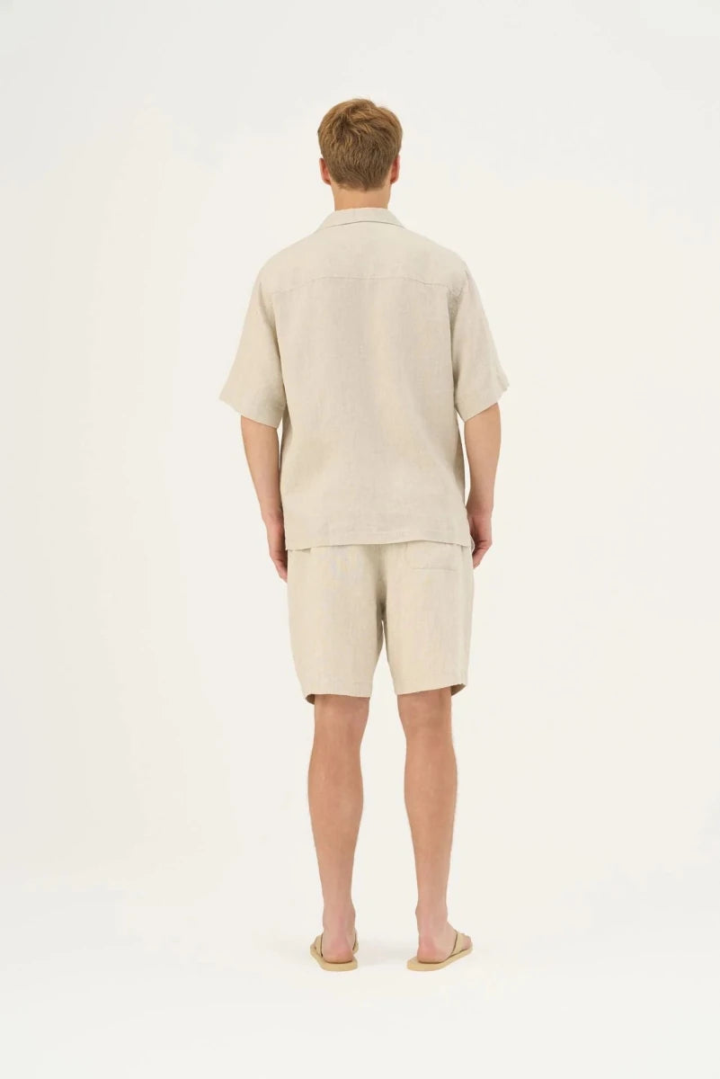Libertas Shirt in Melange– Moderne Leichtigkeit aus Leinen - The Baltic Shop