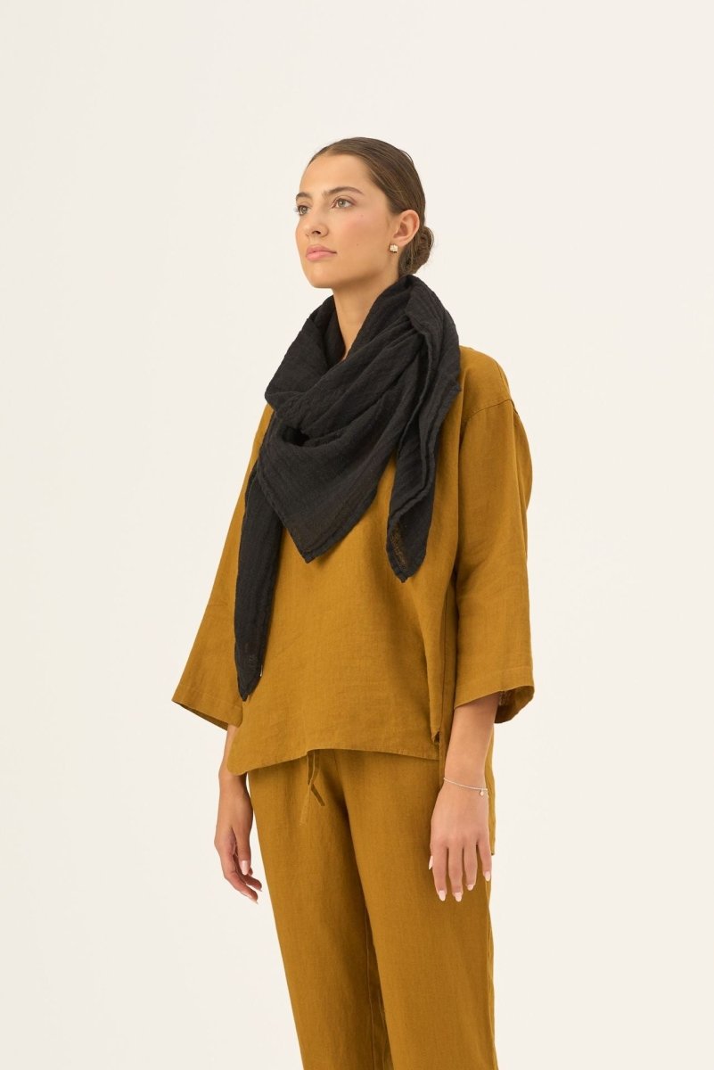 Lupine – Edler Leinen Schal - The Baltic Shop