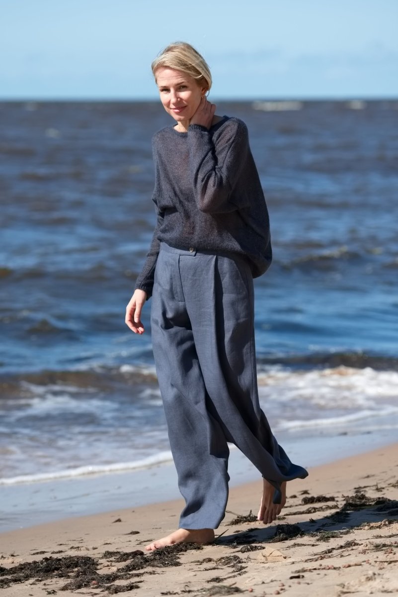 Mohair-Seide Pullover in 5 Farben - The Baltic Shop