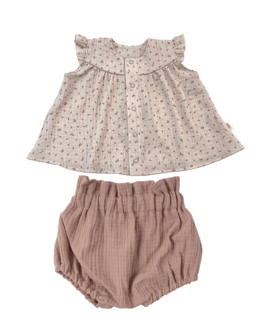 Muslin - Bluse und Bloomers - Set - The Baltic Shop