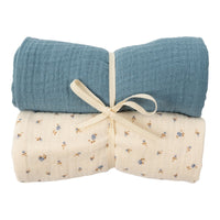 Musselin Tücher 2er Set aus Bio Baumwolle - The Baltic Shop