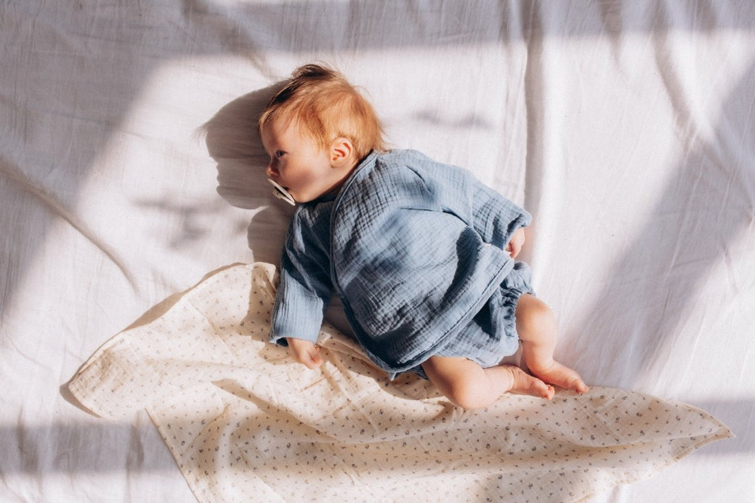 Musselin Wrap Jacke aus Bio Baumwolle in 3 Farben - The Baltic Shop