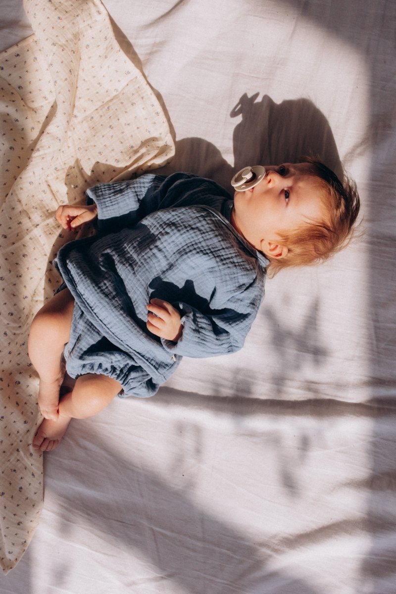 Musselin Wrap Jacke aus Bio Baumwolle in 3 Farben - The Baltic Shop