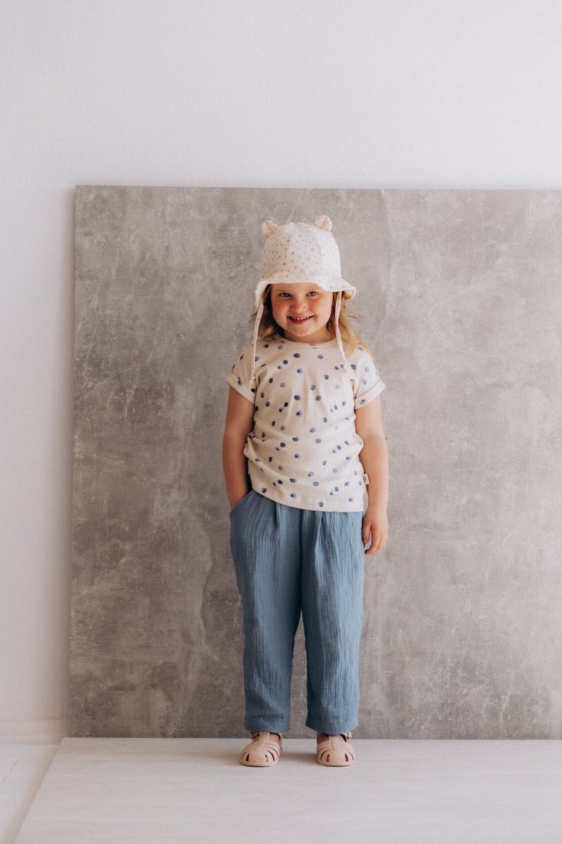 Musselinhose für Kids in Blau - The Baltic Shop