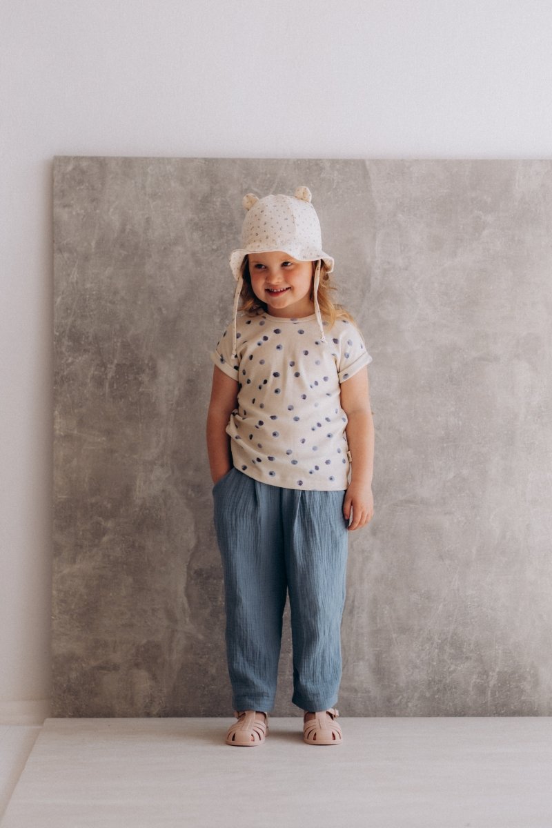Musselinhose für Kids in Blau - The Baltic Shop