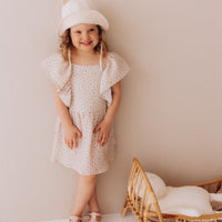 Musselinkleid aus Bio Baumwolle in 2 Farben - The Baltic Shop