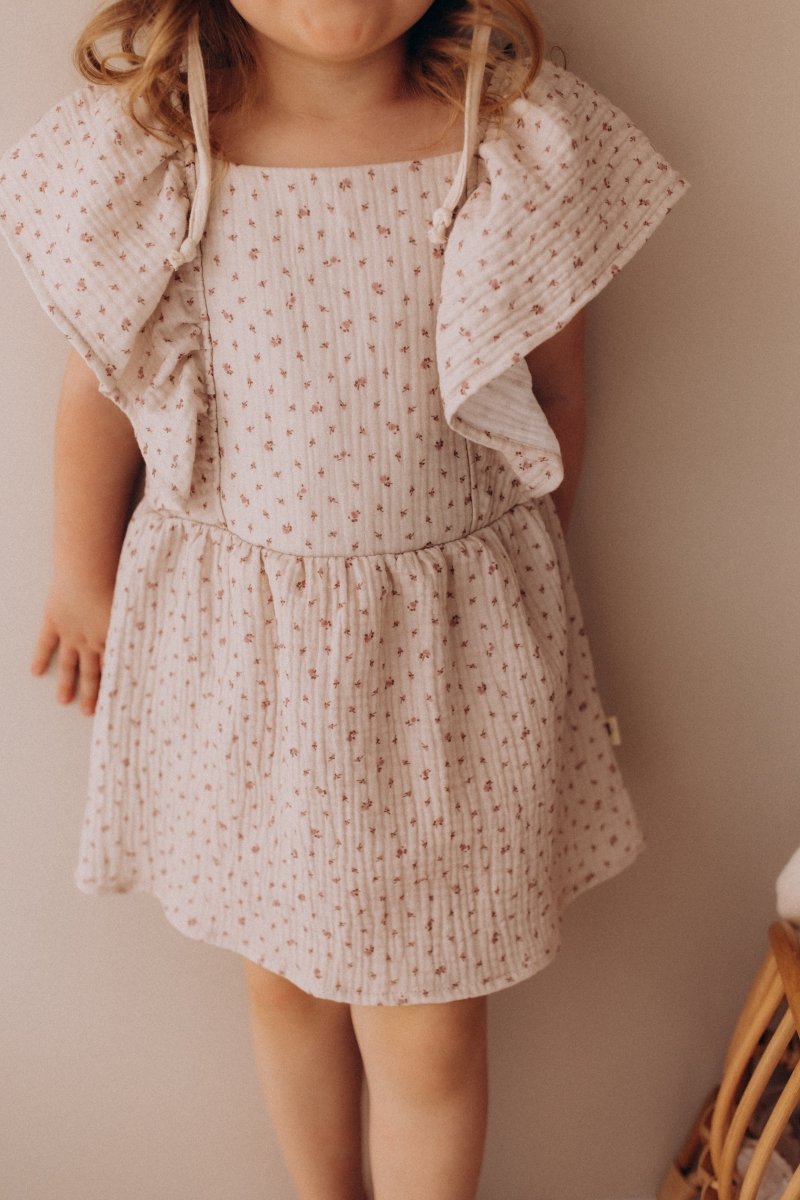 Musselinkleid aus Bio Baumwolle in 2 Farben - The Baltic Shop