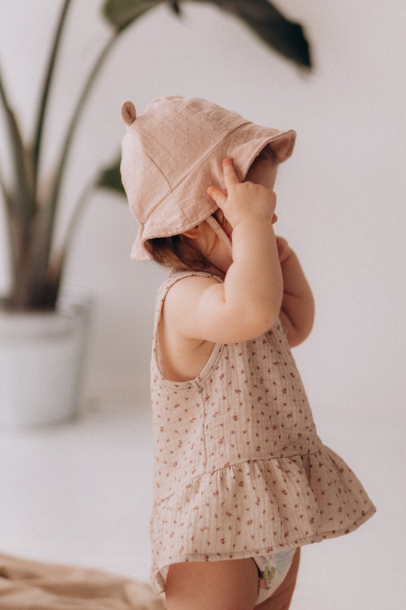 Musselintop mit Rüschen aus Bio Baumwolle in 2 Farben - The Baltic Shop