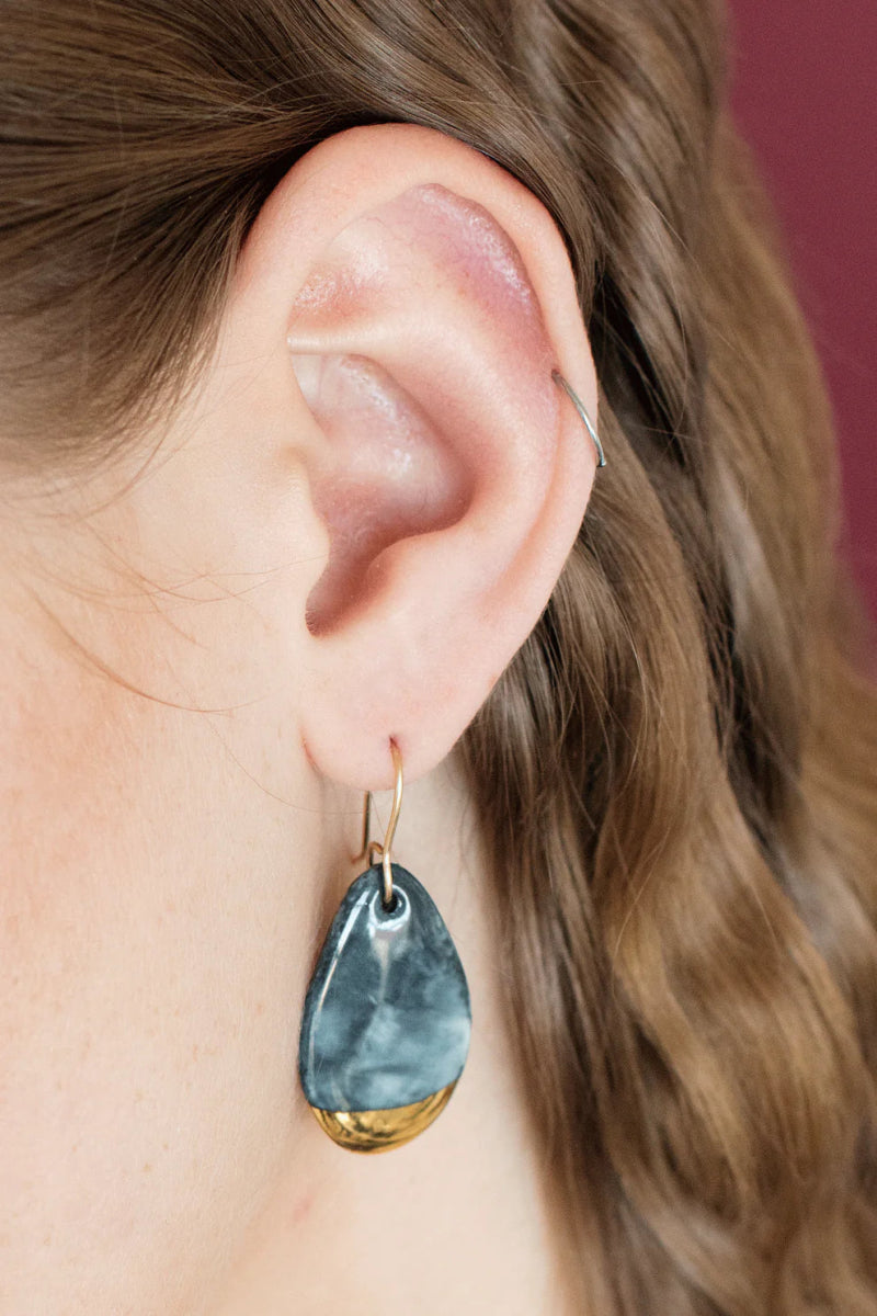 Ohrringe aus Porzellan - The Baltic Shop