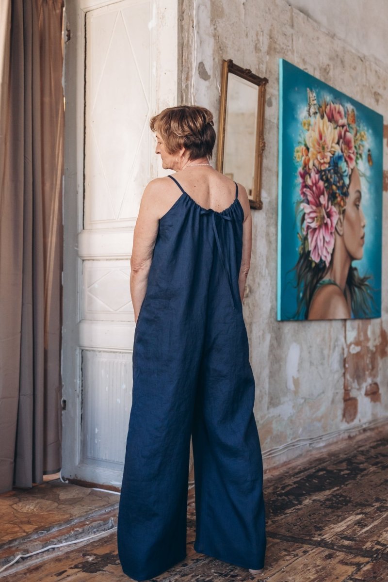 Overall aus leichten Leinen "Paula" - The Baltic Shop