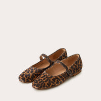Pass Ballerinas mit Muster aus Samt - The Baltic Shop