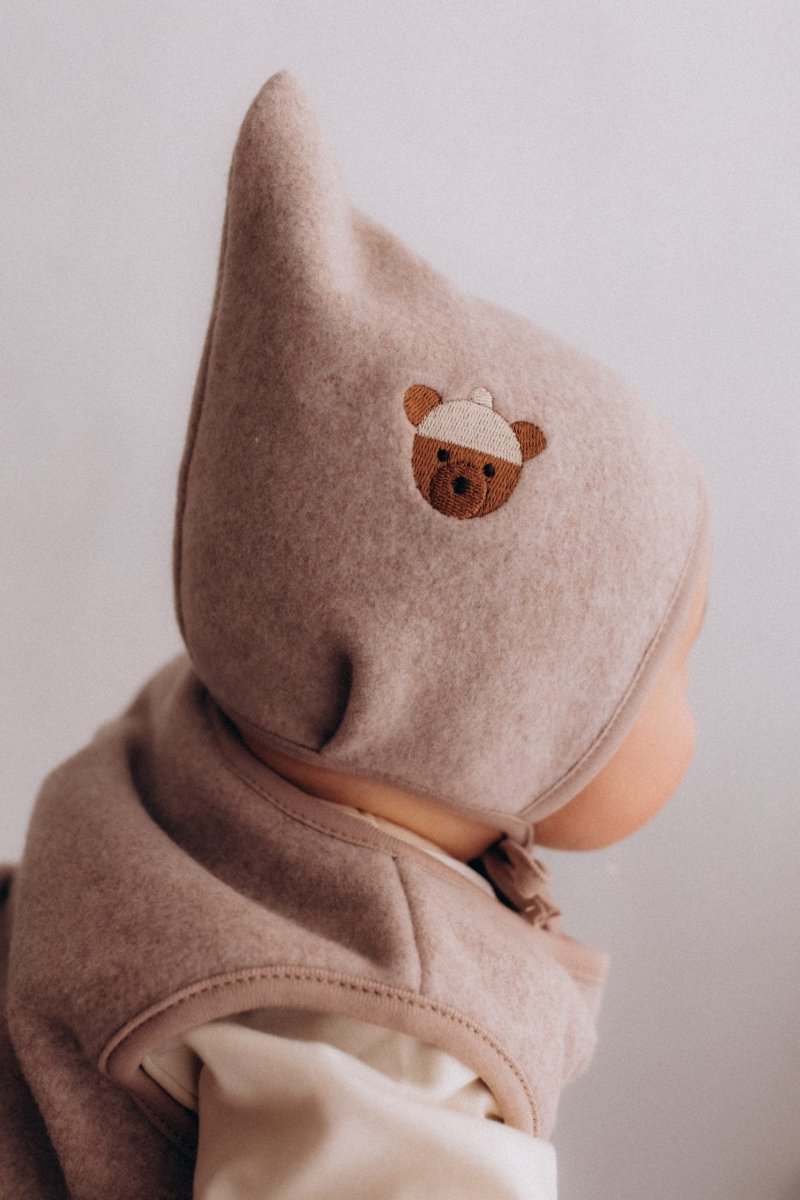 Pixie-Mütze aus Bio-Baumwollfleece - The Baltic Shop