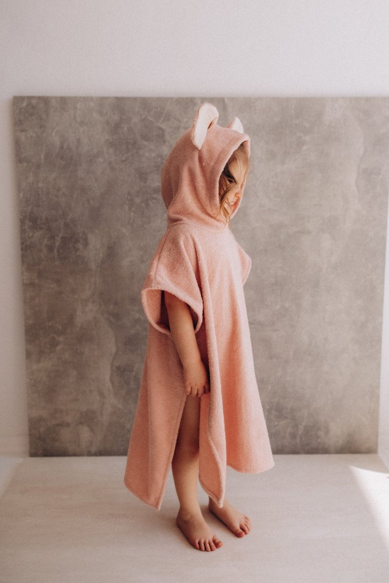 Poncho Badetuch mit Mausohren in 3 Farben - The Baltic Shop