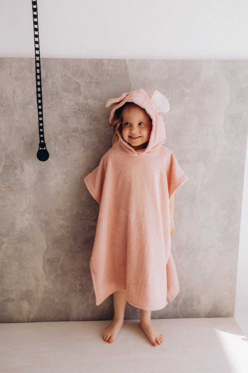 Poncho Badetuch mit Mausohren in 3 Farben - The Baltic Shop