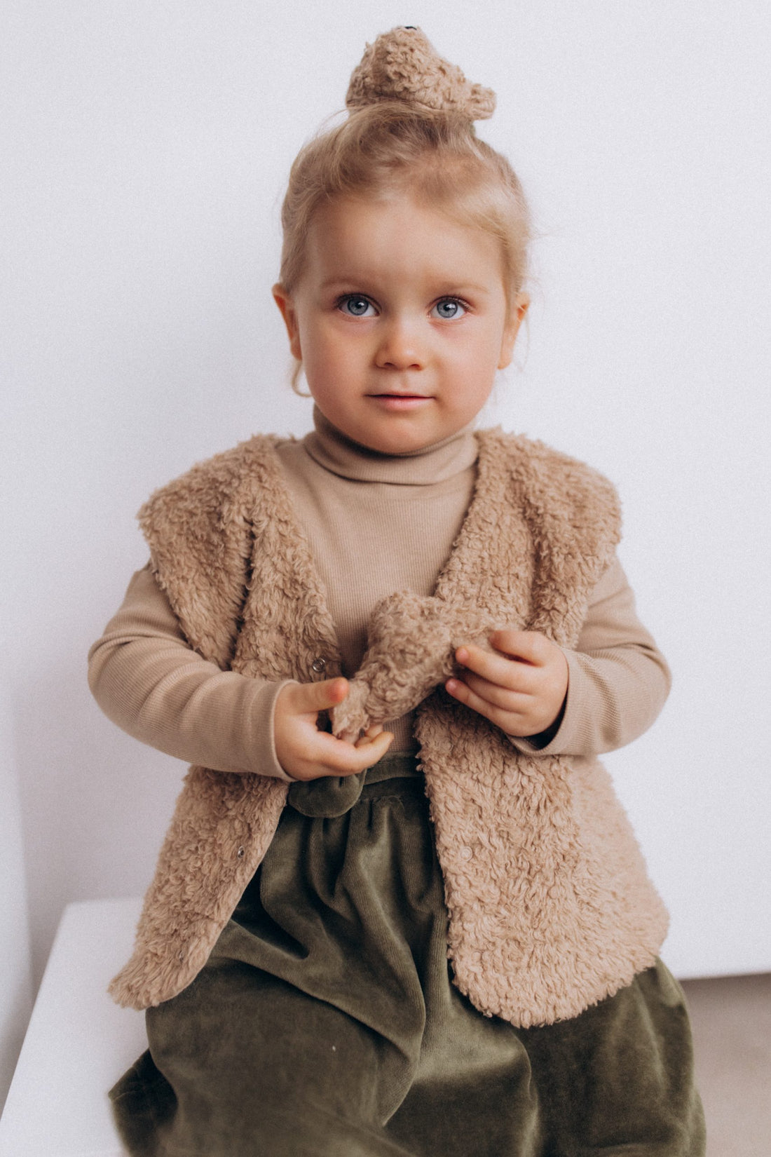 Unisex Plüschweste aus Bio Baumwolle