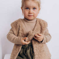 Unisex Plüschweste aus Bio Baumwolle