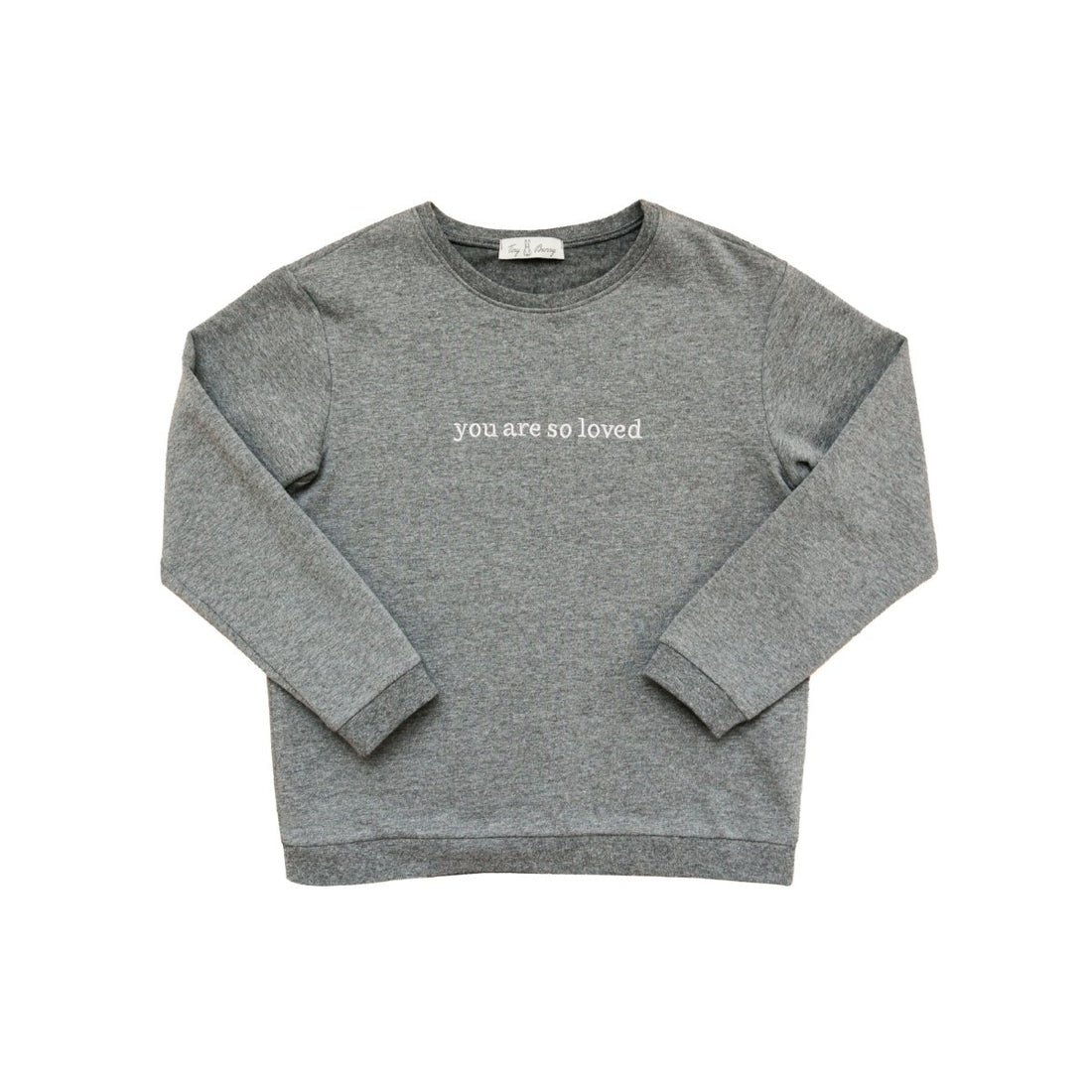 Pullover aus Baumwolle "You are so loved" - The Baltic Shop