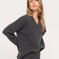 PULLOVER 'MALMO' aus Merinowolle und Cashmere - The Baltic Shop