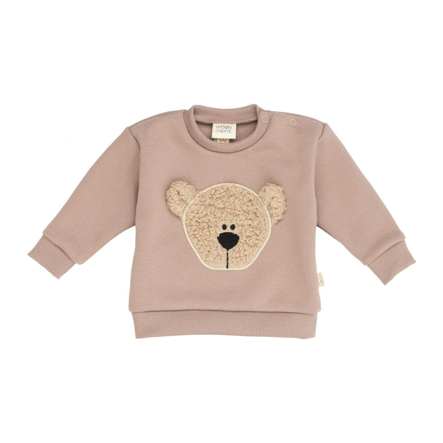Pullover mit Bär aus Bio Baumwolle in 3 Farben - The Baltic Shop