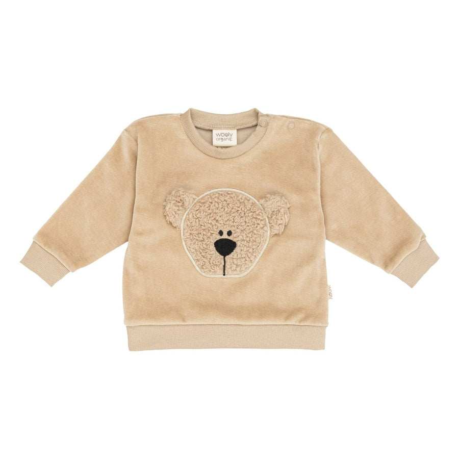 Pullover mit Bär aus Bio Baumwolle in 3 Farben - The Baltic Shop