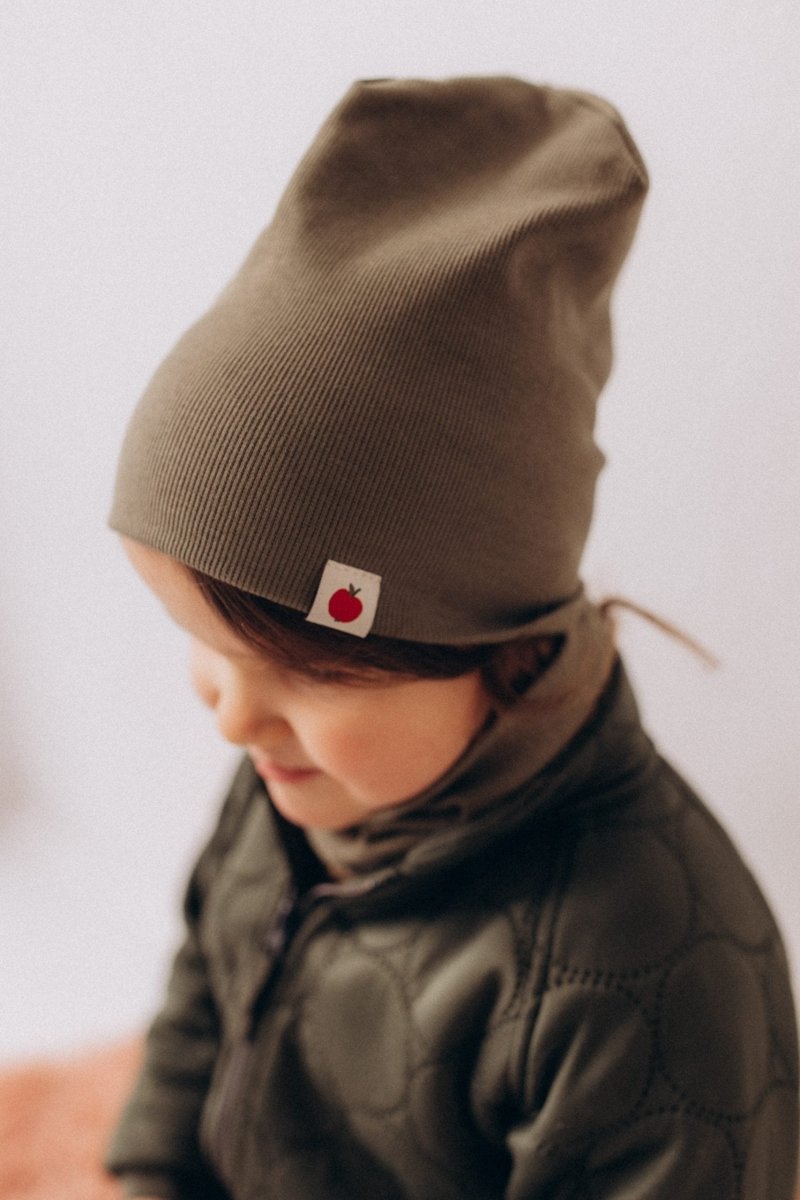 Ripp-Beanie aus Bio-Baumwolle - The Baltic Shop