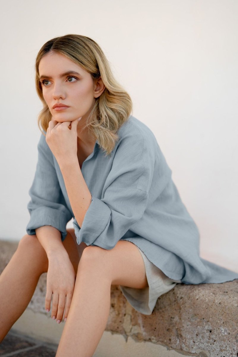 Rondo Hemd in Himmelblau - The Baltic Shop