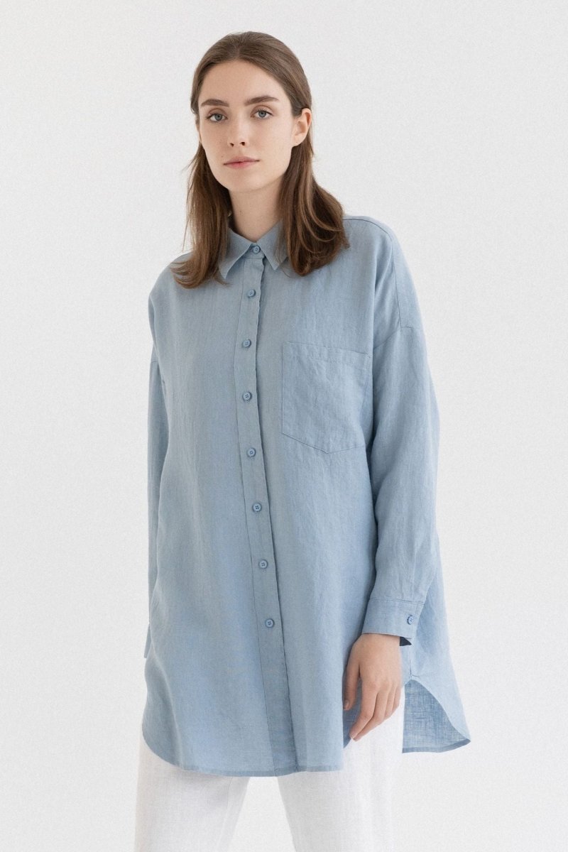 Rondo Hemd in Himmelblau - The Baltic Shop