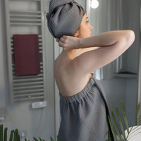 Saunakleid aus 100% Baumwolle in 4 Farben - The Baltic Shop