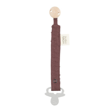 Schnullerclip aus Musselin Bio Baumwolle - The Baltic Shop
