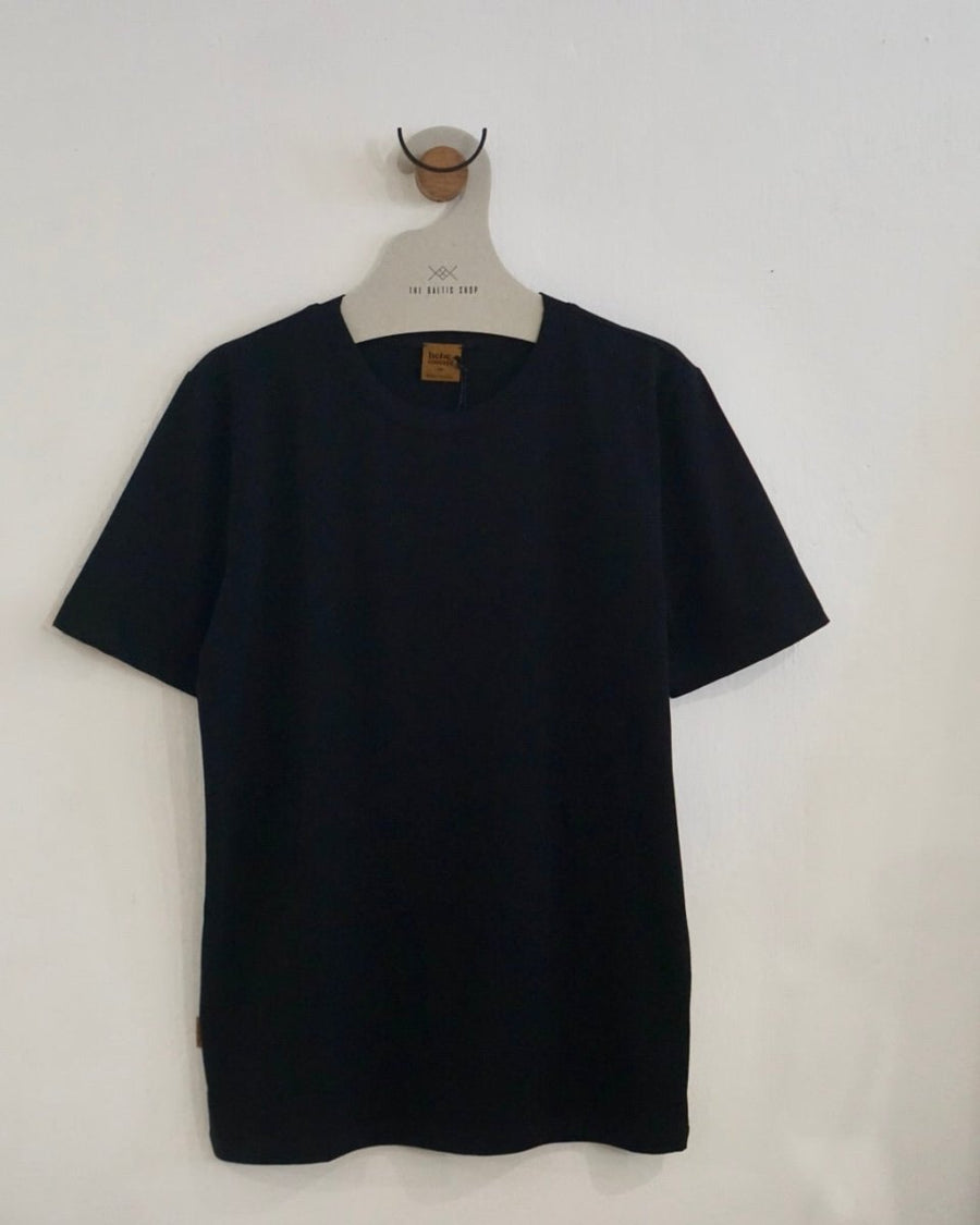 Schwarzes T-Shirt aus Baumwolle für Herren - The Baltic Shop