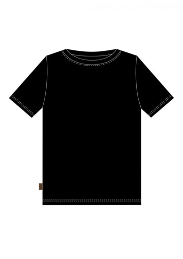 Schwarzes T-Shirt aus Baumwolle für Herren - The Baltic Shop